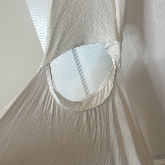 Free People Beach Bethany Midi Dress Ivory / White Large - Picture 7 of 16